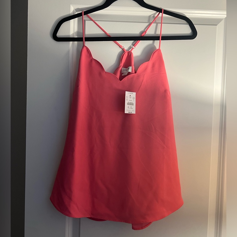 NWT J Crew Factory scallop tank